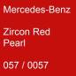 Preview: Mercedes-Benz, Zircon Red Pearl, 057 / 0057.